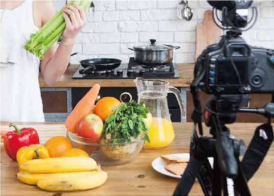 メニュー開発と料理撮影（写真・動画）